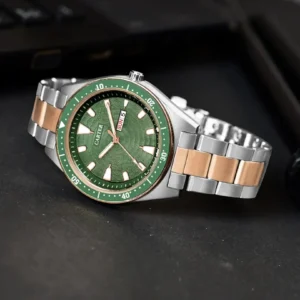 Carter Green Analogue Round Watch for Men | Model: D-174